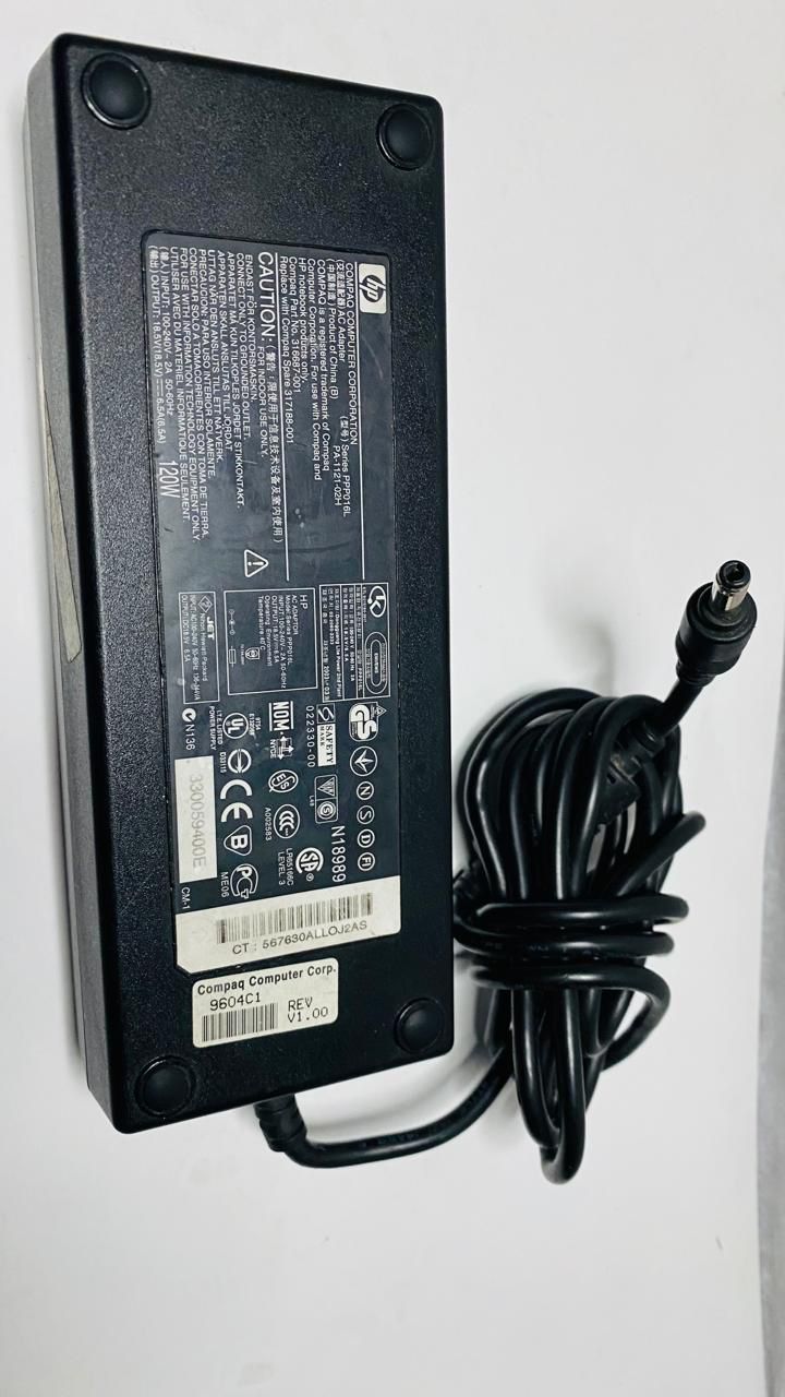 Cargador de voltaje computador portátil Hp